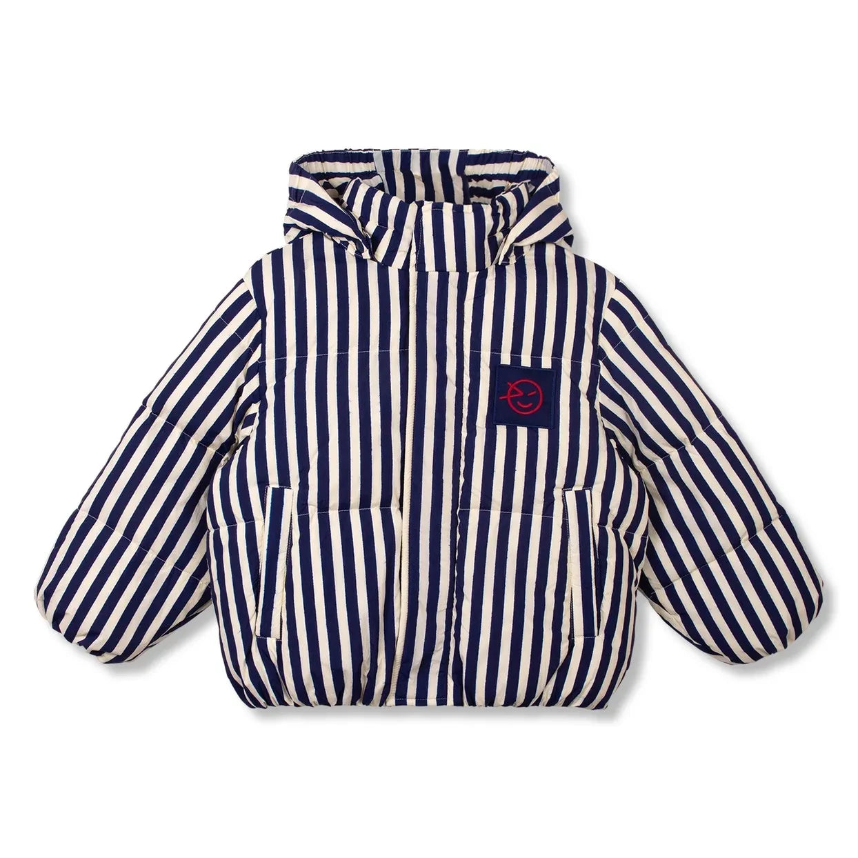 Wynken - Chaqueta acolchada a rayas | Azul marino