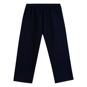 Bonton - Pantalón de gasa de algodón Batcha | Azul noche