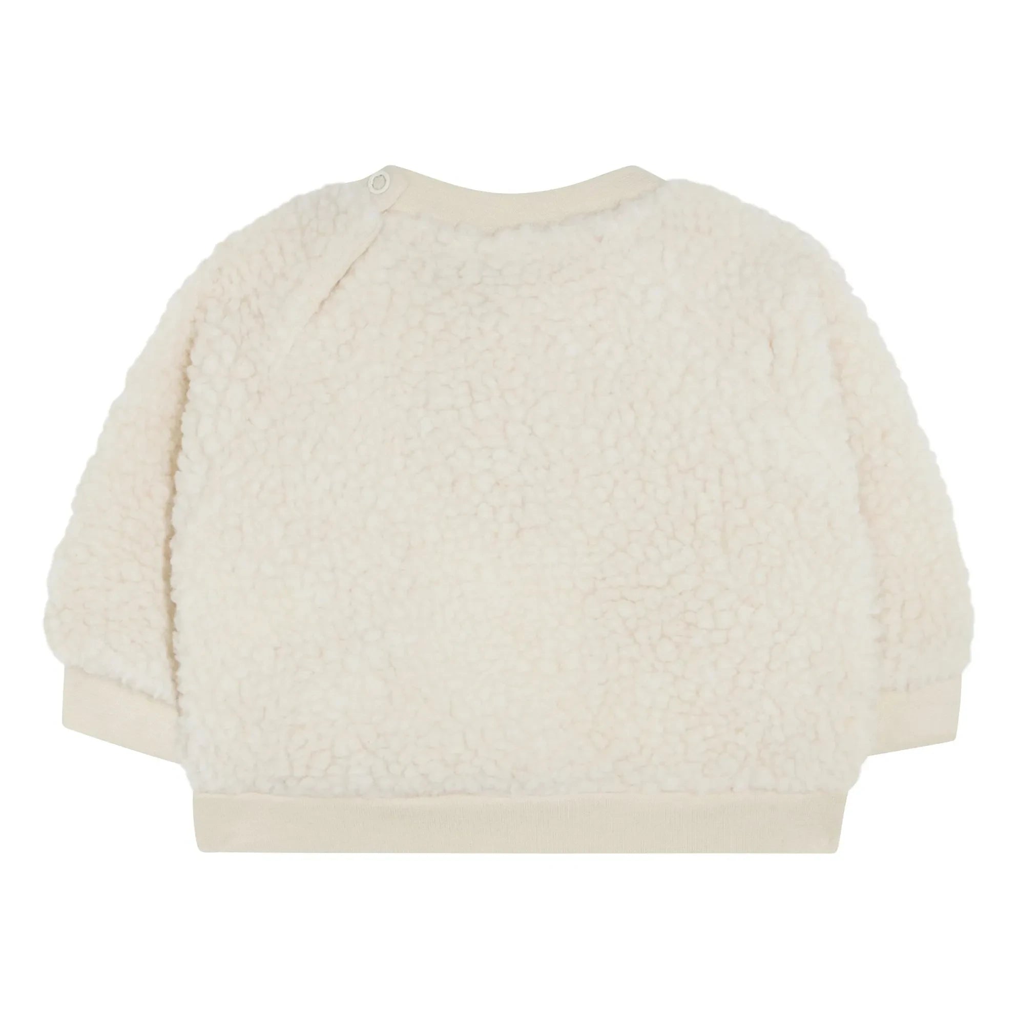 The Campamento - Sudadera Sherpa Smiley | Crudo