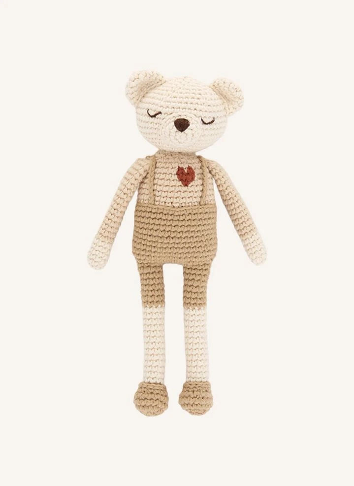 Patti Oslo - Oso de peluche con forma de corazón - Patti Oslo x Cosy Roots | Beige