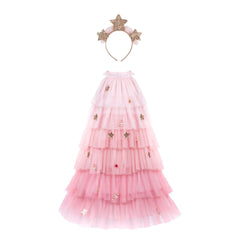 Great Pretenders - Vestido de árbol de Navidad con diadema | Rosa