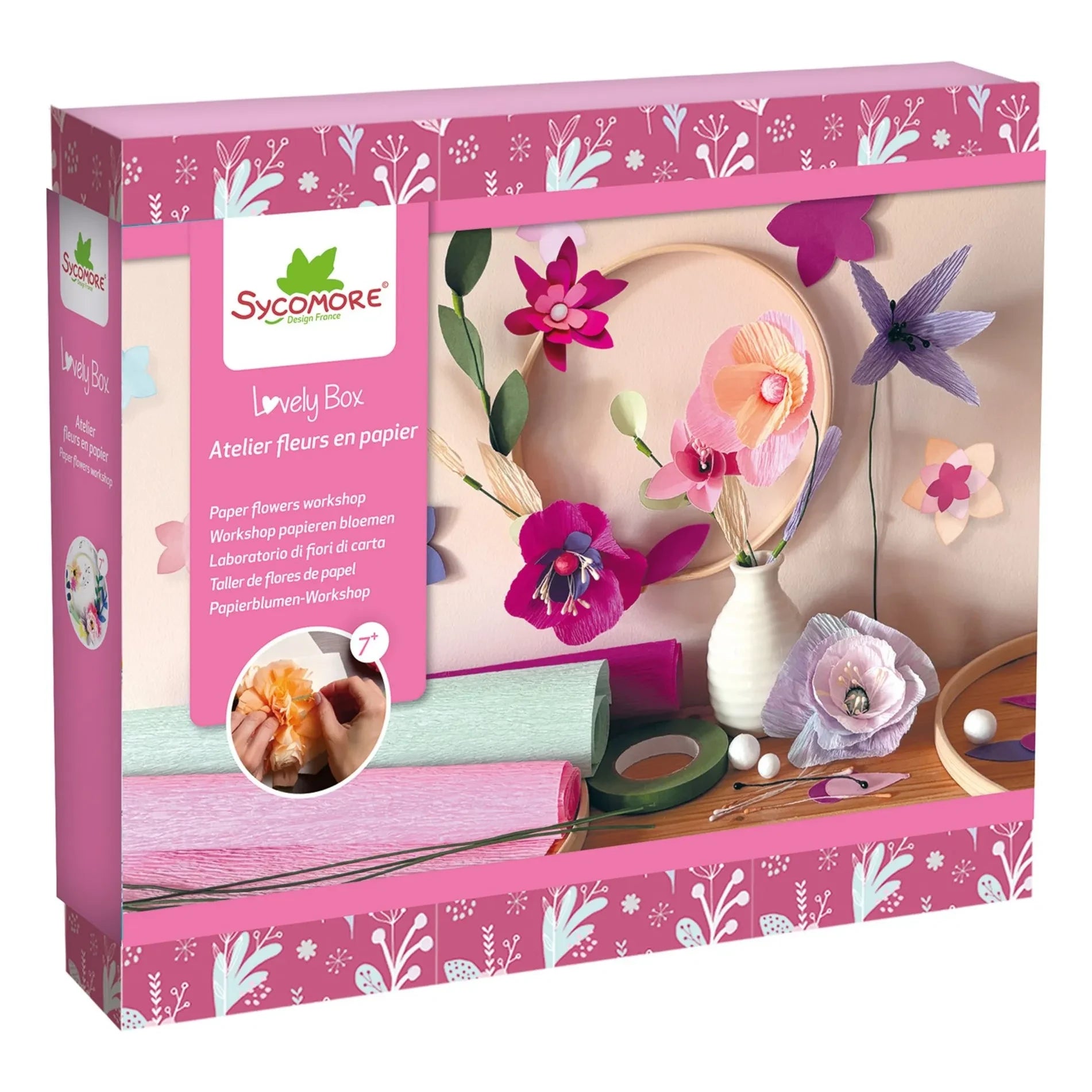 Sycomore - Lovely Box - Decoración de flores de papel