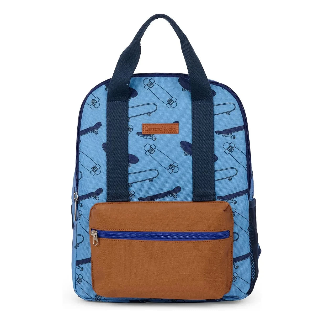 Caramel & Cie - Mochila Pequeña Patines | Azul