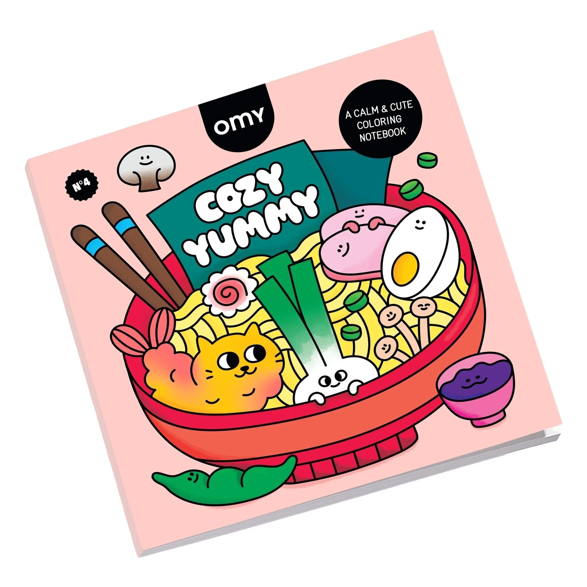 Omy - Libro para colorear Food Yummy | Rosa