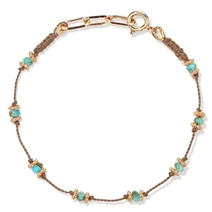Pulsera de loto turquesa Tityaravy | Azul