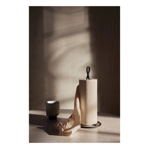 Ferm Living - Portarrollos de papel de cocina Curvature | Negro