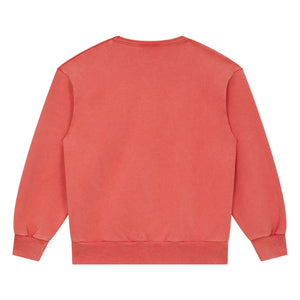 Smallable Kid - Sudadera de algodón orgánico Arlo | Rojo oscuro