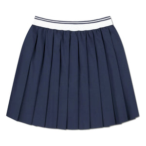 Lacoste - Falda plisada de fibra reciclada | Azul Marino