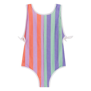 My First Cantê - Bañador a Rayas Dakota | Morado