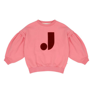 Jenest - Sudadera Globo Algodón Orgánico | Fucsia