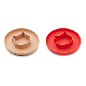 Liewood - Platos Gordon - Juego de 2 | Rojo