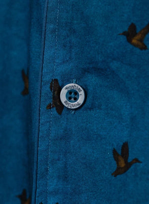 Pockies - Ördek Pijama Gömleği | Peacock Blue