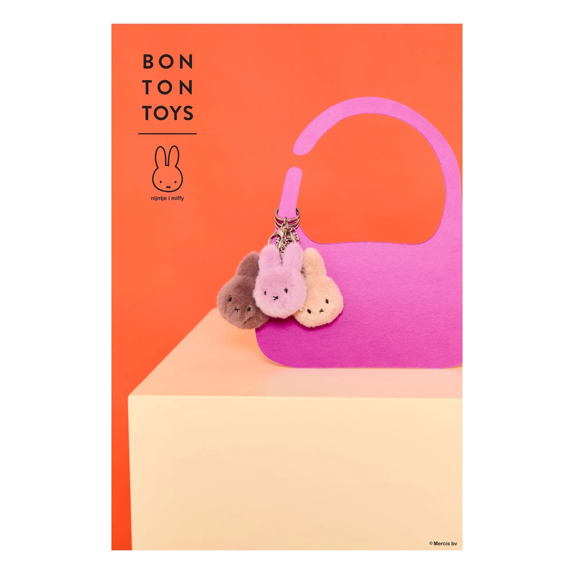 Bon Ton Toys - MIFFY - Miffy Peluche Colgante | Beige
