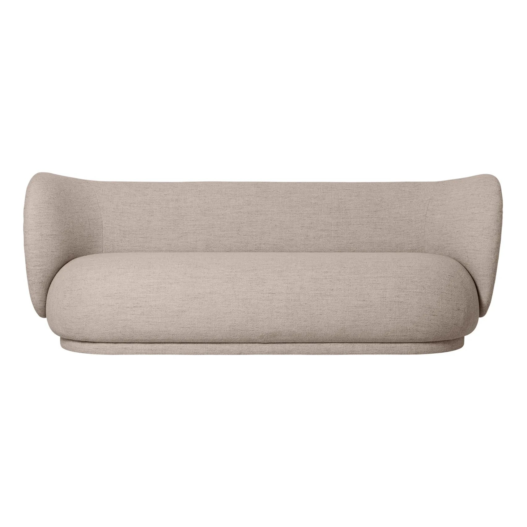 Ferm Living - Sofá Rico de 3 plazas tapizado en bouclé | Arena