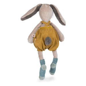 Moulin Roty - Conejo Doudou color mostaza - Three little rabbits
