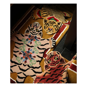 Doing Goods - Alfombra de lana de tigre Mahee Majestic | Melocotón