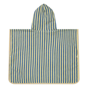 Jera Mini - Poncho de toalla a rayas | Amarillo claro