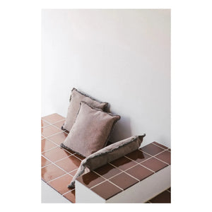 Lorena Canals - Cojín rectangular de lavado a la piedra | Rosa