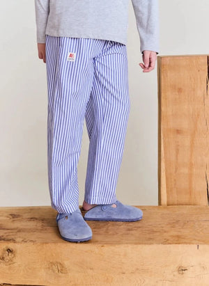 AO76 - Le Pajama Pantalón Rayado | Azul Claro