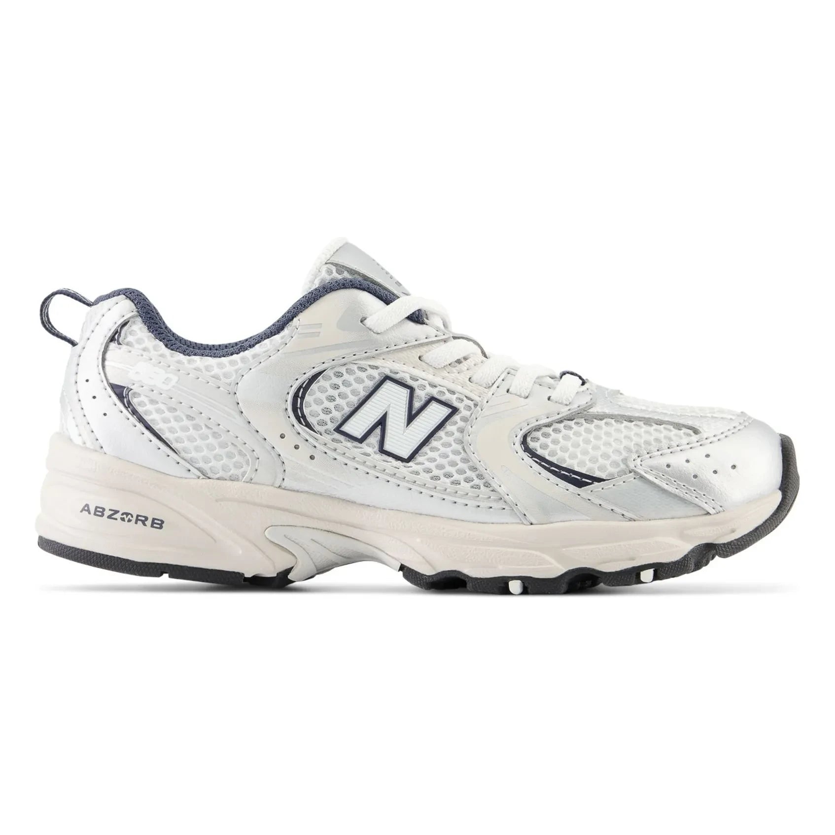 New Balance - Zapatillas Deportivas de Encaje Elástico 530 | Satén blanco