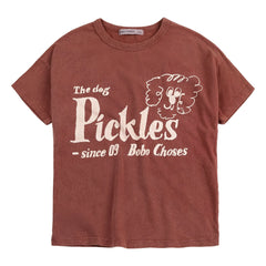 Bobo Choses - La camiseta de algodón orgánico Dog Pickles | Marrón