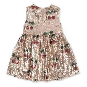 Konges Sløjd - Vestido de lentejuelas Starla Cerises | Oro