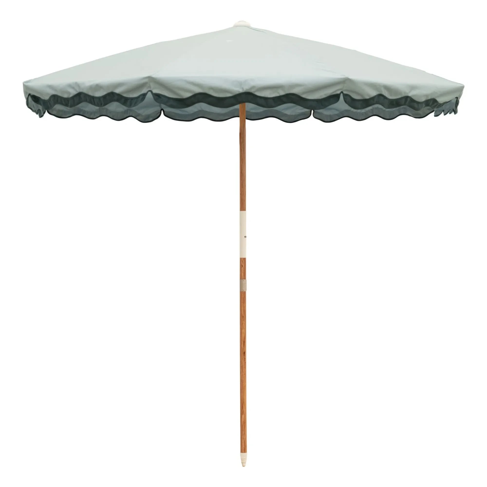 Business & Pleasure Co. - Sombrilla de playa con flecos Amalfi | Verde