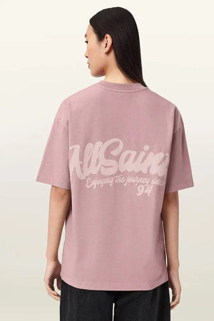 AllSaints Camiseta Oversize de Algodón para Mujer ODYSSEY ETTA TEE