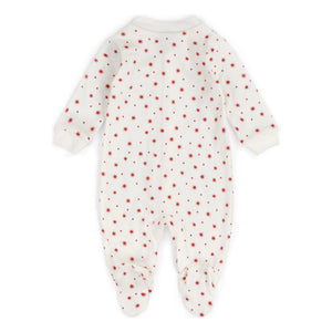Sleepy Doe - Pijama con pies de estrellas Algodón orgánico | Blanco