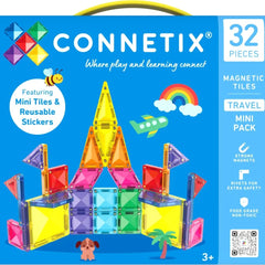 Connetix - Travel Mini Pack - 32 Parça | Rainbow