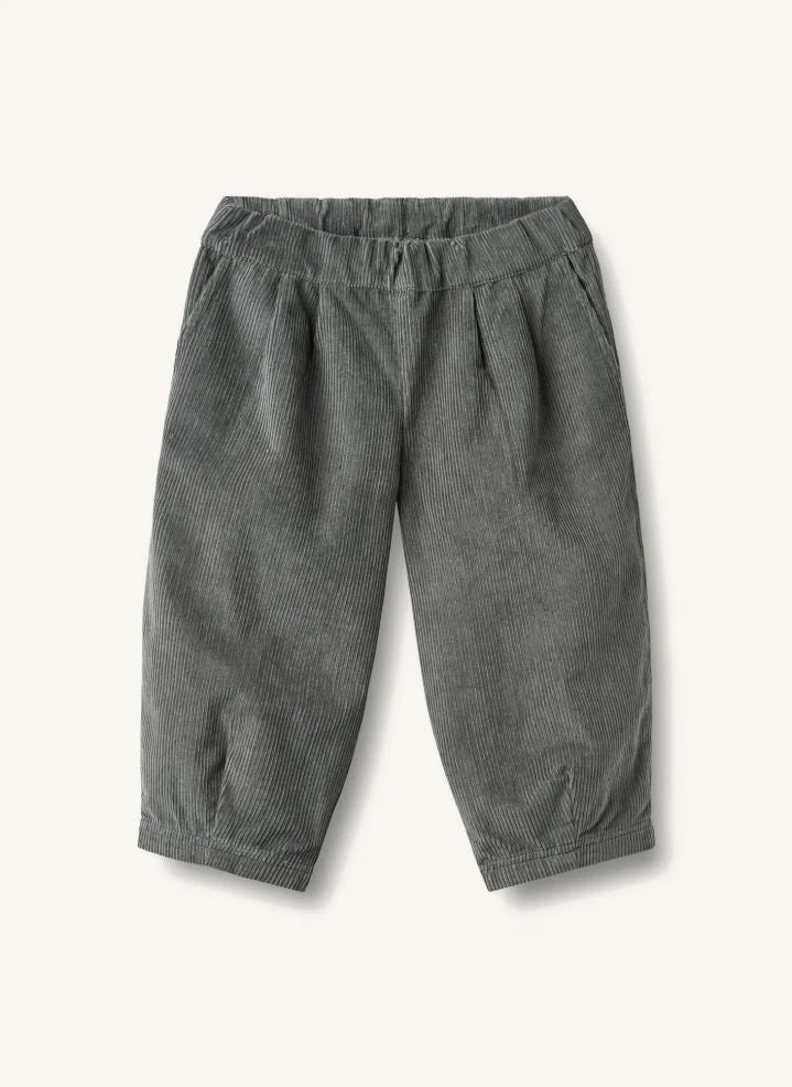 Wheat - Pantalón Juno de algodón orgánico | Gris jaspeado