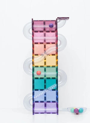 Connetix - Set de Rodado de Pelotas Pastel de 114 Piezas