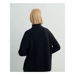 Bompard - Jersey de cuello alto de cachemira | Negro