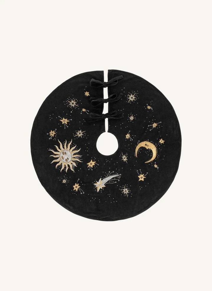 Anna + Nina - Funda de Base de Árbol de Navidad Göksel | Negro