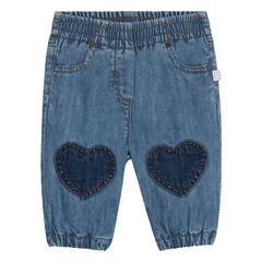 Stella McCartney Kids - Jeans Corazones | Azul