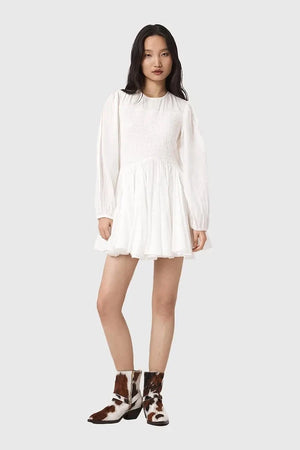 AllSaints Vestido ancho de algodón CHIA