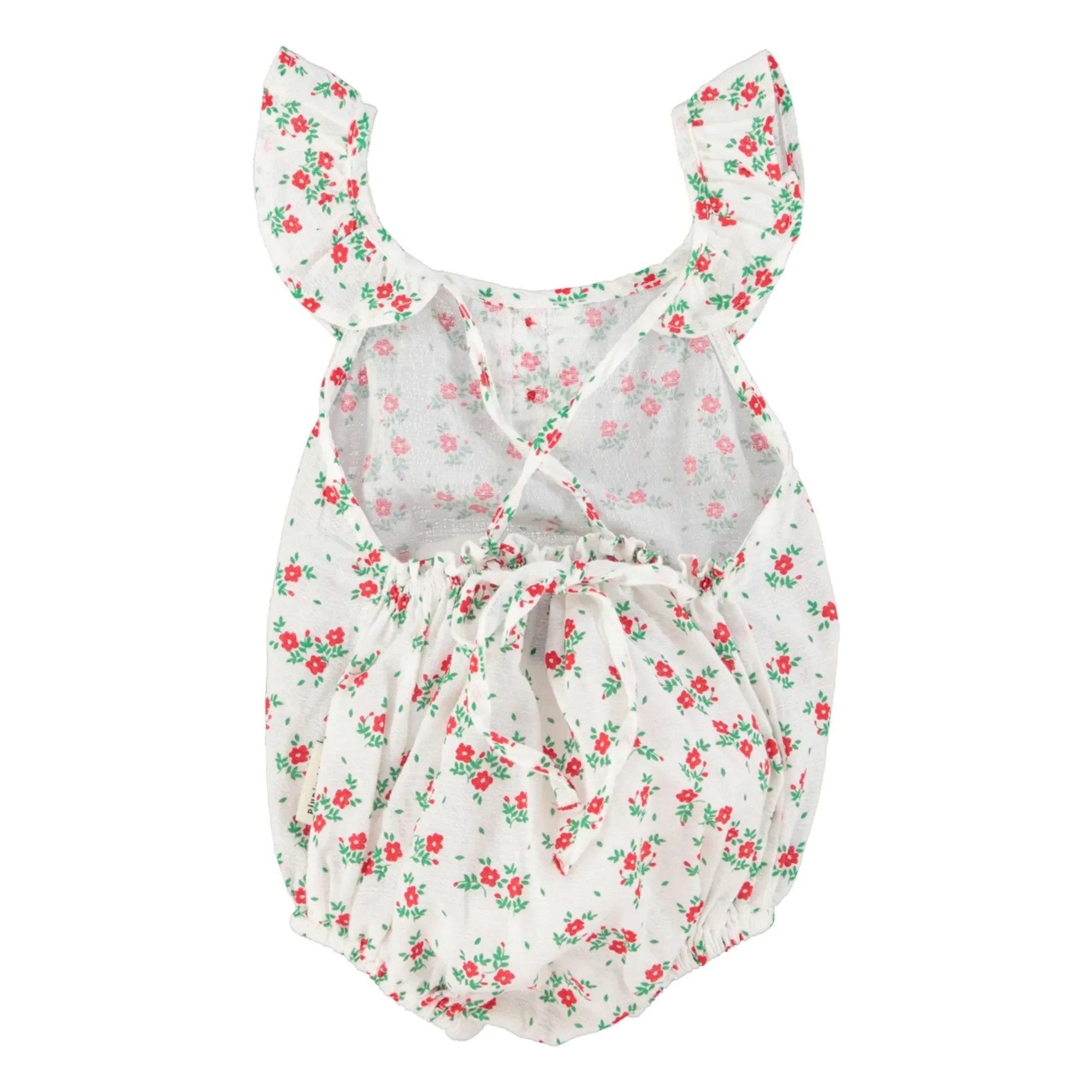 Piupiuchick - Mono de algodón orgánico con estampado floral | Blanco
