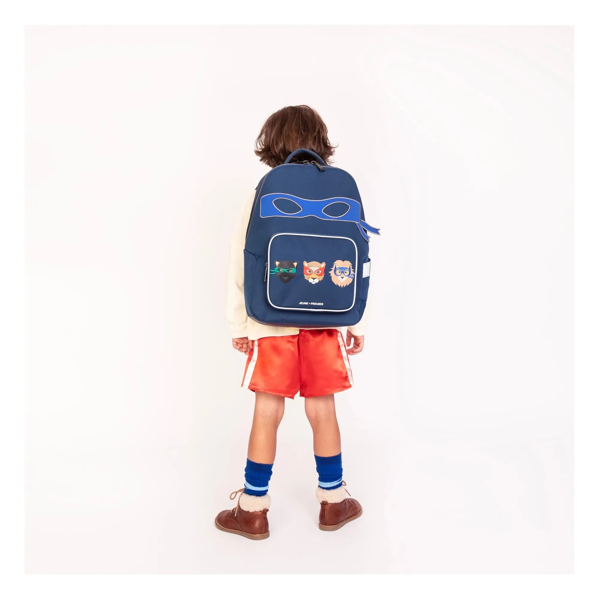 Mochila Jeune Premier Bobbie Supercats | Azul Marino