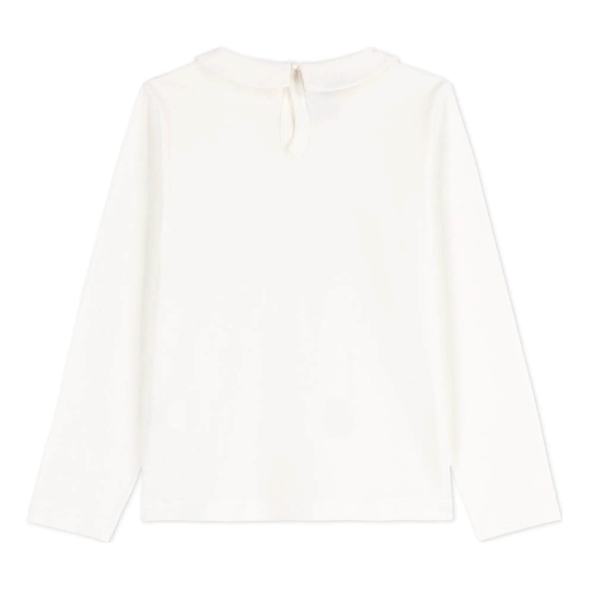 Petit Bateau - Camiseta con cuello bebé | Blanco