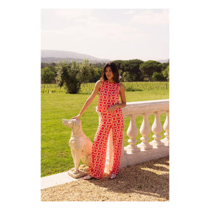 Colección Paloma - Pantalón Andrea Pink Mama - Ropa de mujer | Rosa