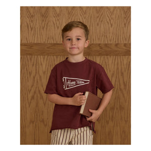 Rylee + Cru - Camiseta Home Team | Burdeos