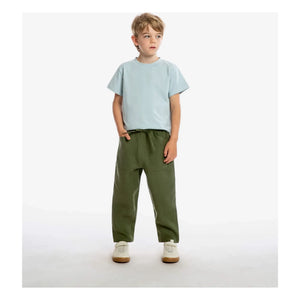Matona - Pantalón de lino de jardín | Verde oliva