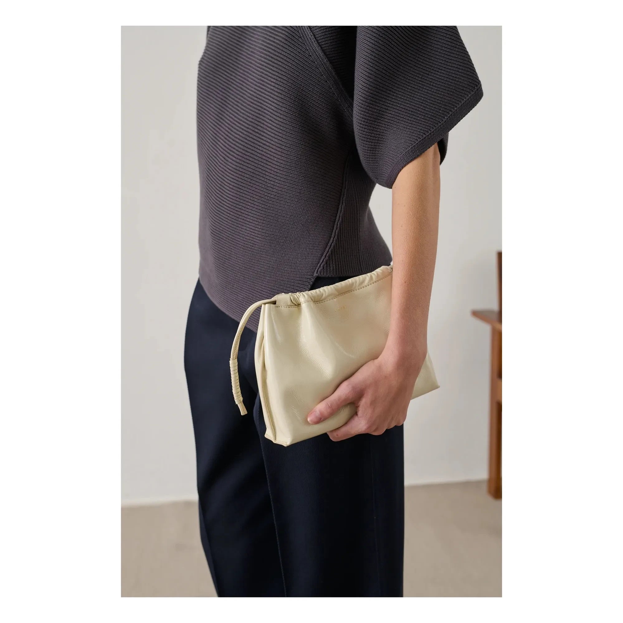Soeur - Bolso Suzette de Piel | Marfil