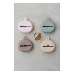 Hevea - Funda de chupete de caucho natural | Beige