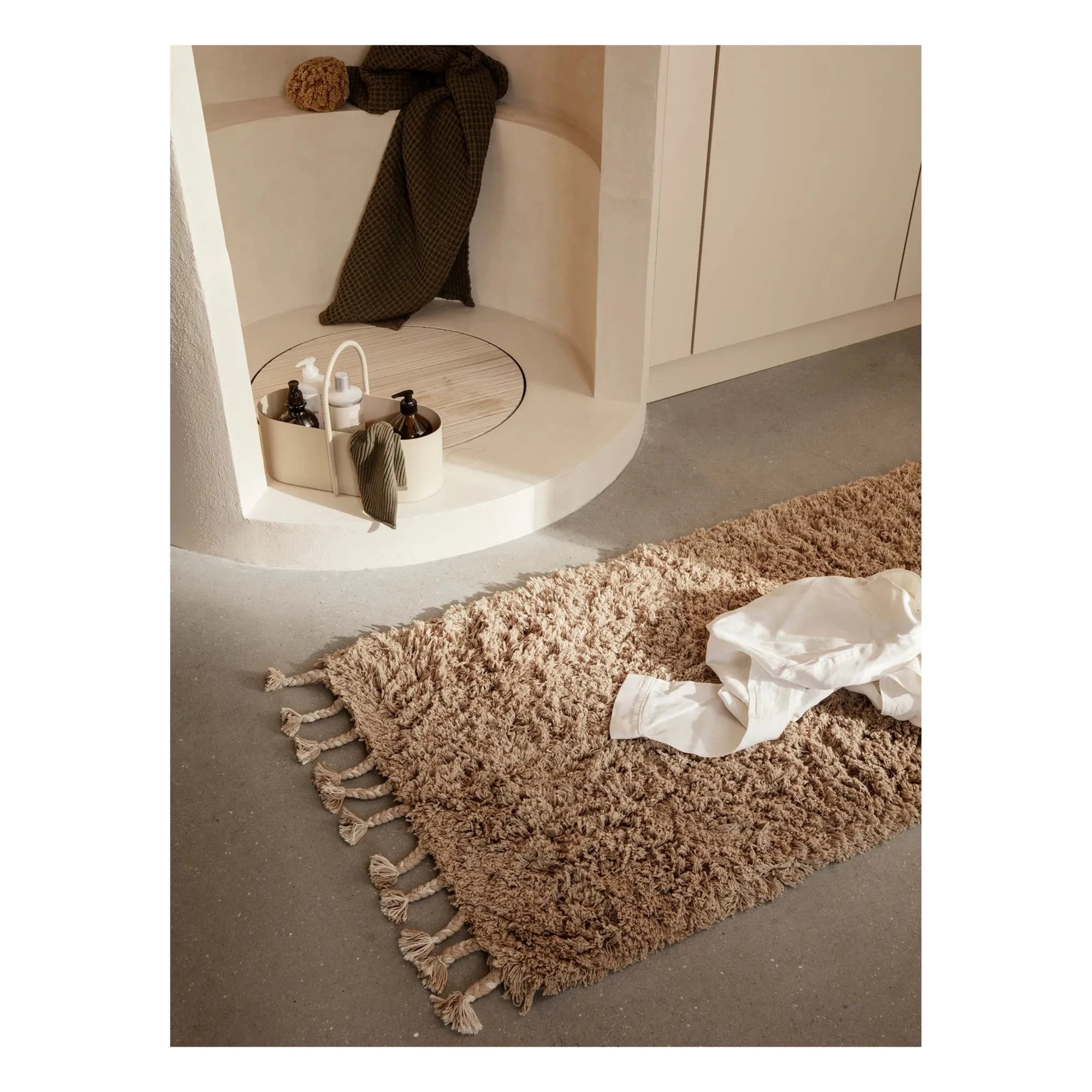 Ferm Living - Alfombra Amass Beige