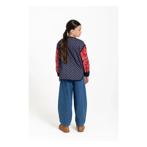 Cien Piezas - Chaqueta Bandana Malya | Azul Índigo