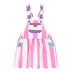 Favorite People - Vestido Peto de Rayas Amore | Rosa