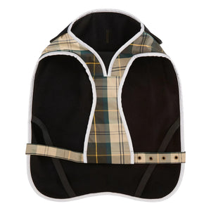 Barbour - Chaqueta de tartán impermeable para perro | Beige