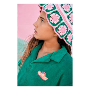 Bonton - Polo Livio apple terry | Verde esmeralda