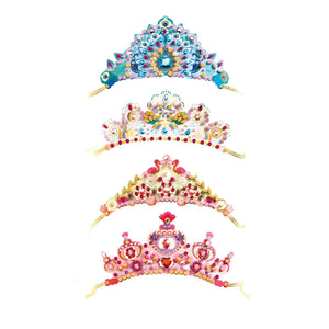 Djeco - Coronas de Princesa para Decorar - Set de 4